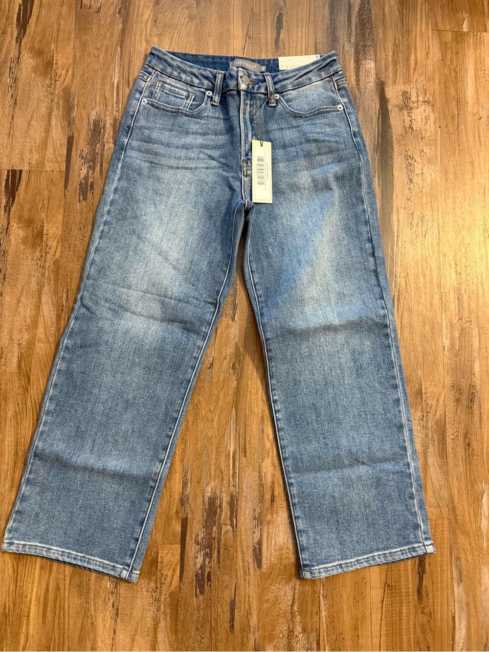 Classic women Straight-Leg Jeans in Light Blue